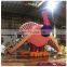 Factory Direct Sale Outdoor Giant PVC Inflatable Yellow Garfield Figure For Promotion
