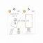 PD1T Type-c Ports Charging head set Charger Set package