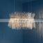 Modern fashion simple luxury K9 clear Crystal Ceiling Lighting Chandelier