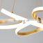 Nordic restaurant chandelier post modern minimalist living room lamps light luxury creative flower-shaped art office chandelier