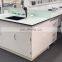 Laboratory Furniture Full Steel Floor Mounted Bench with Base Cabinet