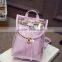 For students/young girls new fashion purple back bag