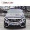 V class w447 body kit for w447 vito V260 V250 to MBM style with bumpers and grille hood scoop
