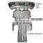 Gearbox Radiator Engine Skid Plate Unver Vehicle Protection for Benz GLC200 GLC300