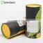 Luxury Loose Tea Lined Cardboard Tube Packaging Round Tubes for tea