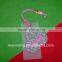 2015 wholesale best quality garment hang tag string, plastic hang tag