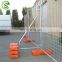 In stock 2m high 2.4m wide portable galvanized welded temporary fence for sale