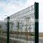 Triangle bend wire mesh fence 3D curved welded wire mesh panel fence