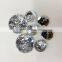 Fancy Decorative Customized Shape Round Diamond Rhinestone Acrylic Buttons For Clothes