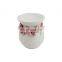 withe flower mini modern ceramic essential candle aroma aroma tea light oil incense burner
