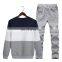 Wholesale Custom Autumn New Sportswear Suit Fashion Casual Men's Sweater Trend Long-sleeved Trousers Two-piece Trend