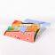 Laminated packaging & printing gift boxes with magnetic lid custom packaging children baby favour box with blue ribbon