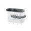 Wall Mounted Plastic Dust-Proof Storage Box for Toothbrush, Toothpaste, Shampoos, hair drier