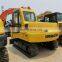 Used Japan original Komatsu PC60 mini crawler excavator, Komatsu 6 ton digger with blade price low on sale