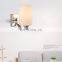 High Quality Decoration Indoor Modern Fancy Glass Ball Wall Lamp Glass Cover Metal Lamp Body Wall Light