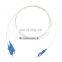 Fiber Optic PLC Splitter 1X2 SC Connectors Simplex Mini Tube Fiber Optic Splitter