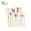 Yada Disposable natural party bamboo skewers with beads sticks wholesale custom bamboo skewers paddle sticks