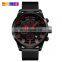 Hot selling Skmei 1309 leather quartz movement waterproof montre homme luxury japan movt watch sr626sw price hand watch for man