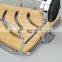 Wall Mounted No Drilling Corner Shelf Decoration Bamboo Bathroom Storage Iron Rack