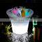 Led ice bucket beer drink cooler floating Ice Bucket rgb Color 16 Changes for Bar Restaurant