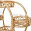 Hot Sale Wicker Stand For Plants rattan boho indoor plant stand Retro Rattan Planter Basket Wholesale