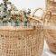 Hot Selling Household Set of 2 Floppy Seagrass Baskets Decor Storage Basket Wholesale
