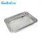 Rectanglar Aluminum Foil  Container  Wrinkle Wall container