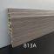 Plastic footing line home decoration pvc baseboard SPC floor corner line wood grain black and white gray