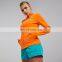 Custom compression recycled fabric gym clothes yoga active wear running jacket for women