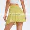 Wholesale Quick Dry Sports Fabric Shorts Lining 2 In 1 Tennis Mini Skirt Women Ladies Golf Fitness Running Wear Athletic Apparel
