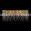 modern crystal ceiling light rectangle crystal lamp for foyer dining room crystal drop lighting top quality