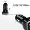 12V QC 2.0 dual port car charger usb, Custom usb car charger 2 port