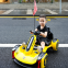 Children's go kart, electric bike, four-wheel drifting racing car, playable toy car, rechargeable electric bike