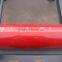 China factory sell red steel conveyor belt idler roller