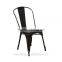 Steel Chair Metal Chair Iron Chair For Outdoor Restaurant