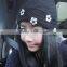 Charm Lovely Flower Sewed Lace Cover Tied Fashion Women Winter Hat