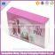 Single copper paper glossy lamination box for cosmetic