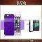 New Fashion hot sales phone cover Case For iPhone with Mirror and card slots
