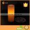 Flicker Flame Electronic Real Wax LED Candle with Blow On Off Function 7.6 Inch Tall
