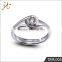 Fashion High Quality White Gold Sterling Silver Rings