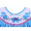 Sweet elephant hand smocked bishop dress