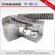 Cross roller excavator swing bearing
