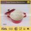 Creamic cocotte set, mini red cocotte set
