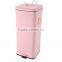 30L quadrate outdoor metal design dustbin with inner bin