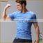 simple design high quality man t-shirt single jersey 140gsm with bonded tape O-neck t shirts
