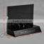 HIigh quality silk screen printing logo black acrylic display stand for testing and showing