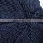 black wool custom beanie hats with label