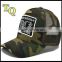 2014 new design camouflage curved brim baseball cap with mesh