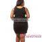Black Crossed V Neck Sleeveless Big Girl latest design muslim dress