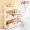 handles for 3 Layers plastic cracks shelf bathroom storage rack shelves